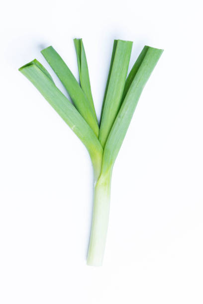 istock young green garlic isolated on white background 1130293716