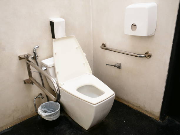 istock Public restroom for disabled and elderly people 1130294666