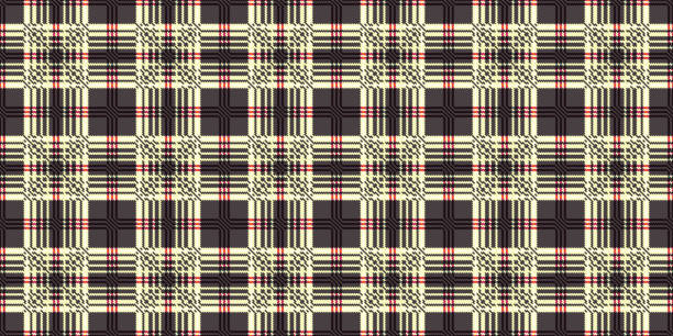 ilustrações de stock, clip art, desenhos animados e ícones de popular fashion print design for fabric or other products in 2019. scottish cell fabric. tartan seamless pattern. pattern in a cell - fleece coat