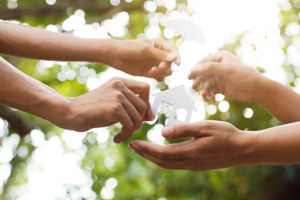 istock Buying a new house with insurance 1130301531