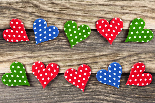 istock Colorful decoration hearts 1130304761