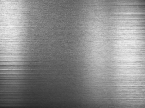 Brushed metal plate Brushed metal plate stainless steel stock pictures, royalty-free photos & images