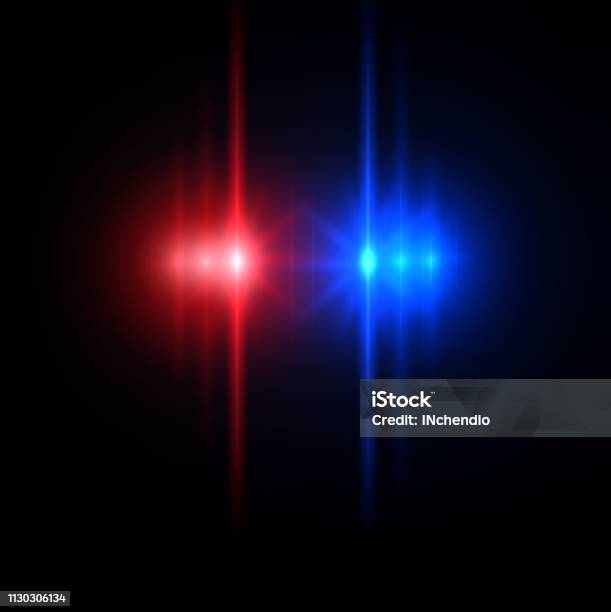 Police Car Lights Stock Photo - Download Image Now - Police Vehicle Lighting, Emergency Siren, Police Force