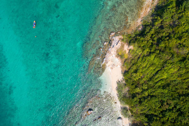 istock Aerial view of ocean waves 1130307055