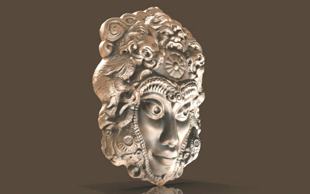 istock Modern art, artistic direction, home design. 3D illustration. 1130313467