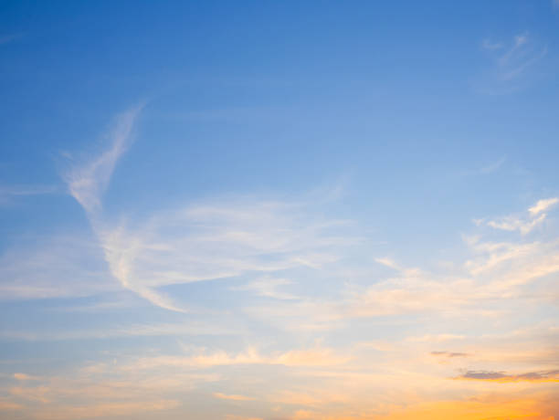 istock Beautiful blue skies and clouds 1130315274