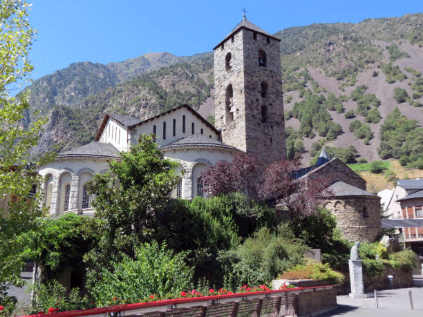 istock medieval building with a tower  , Andorra 1130317316