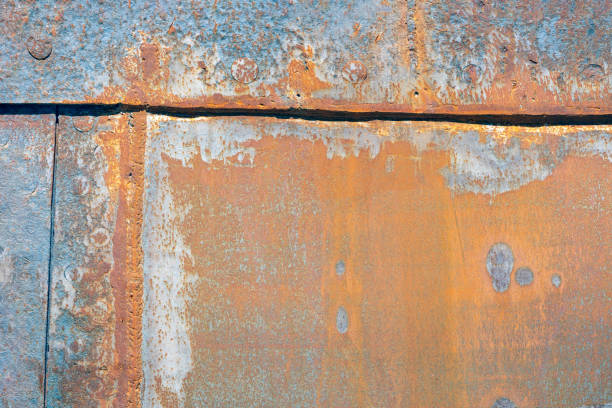 istock Background of rusty shell of ship at shipyard for maintenance 1130318061