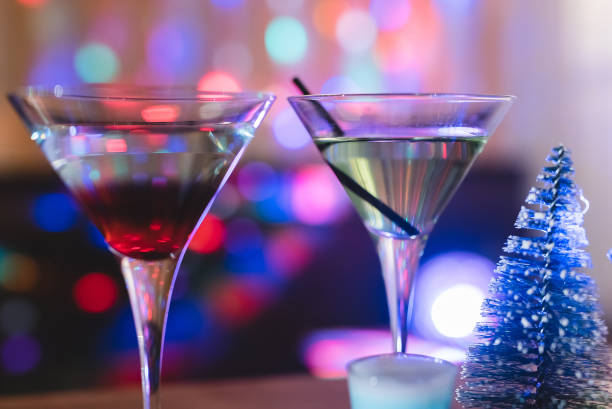 istock Cocktails in martini glasses 1130323004
