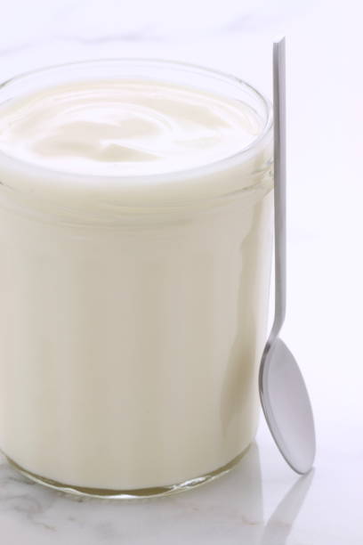 istock Vintage retro styling yogurt 1130326195