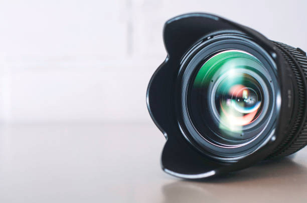 istock Photo lens on white background 1130328709
