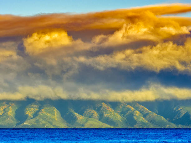 Sunrise seen from Maui, Hawaii