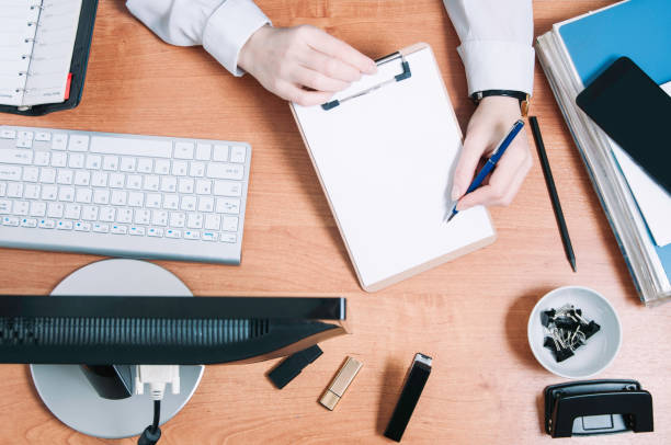 istock Signing an agreement or contract. The concept of office work 1130332424