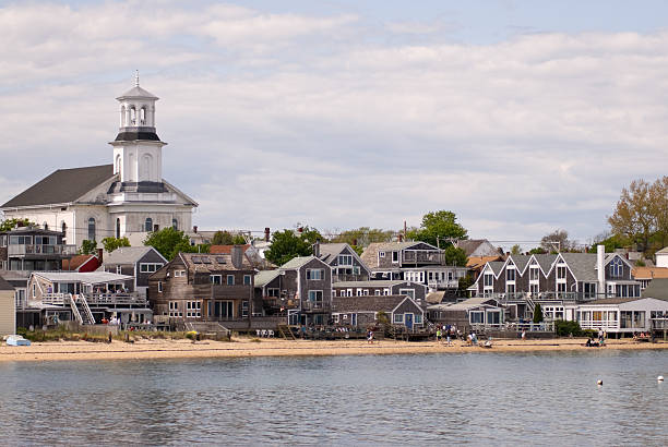istock Beachfront houses in Provincetown, Cape Cod 113034028