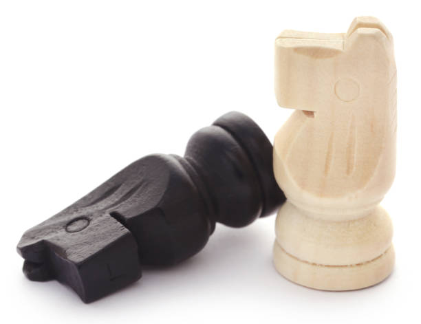 istock Wooden chess knights 1130340968