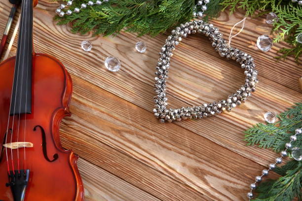 istock Valentine's composition with music playing all the time in the heart. 1130341201