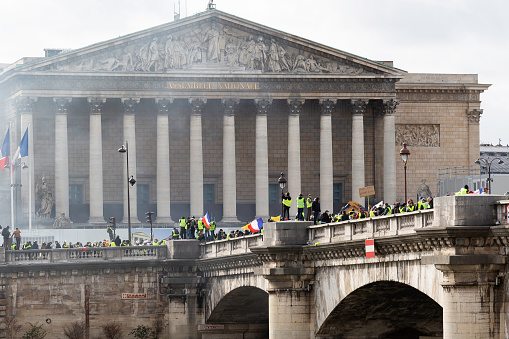 National Assembly during yellow vests