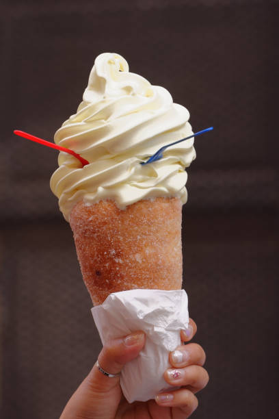 istock Trdelnik with ice cream 1130345777