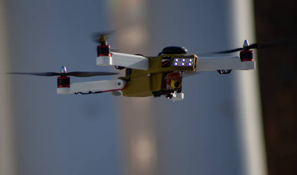 istock homemade quadrocopter in the air 1130346031