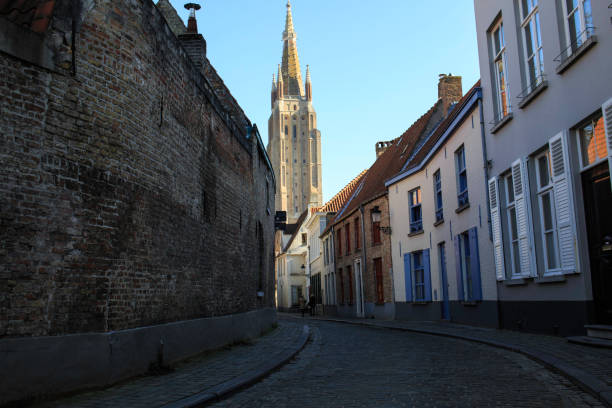 istock Bruges Belgium on a Clear Day 1130347264
