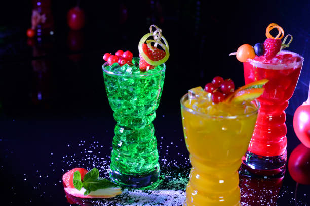 istock Mint cocktail with red currant fruits and strawberries 1130348228
