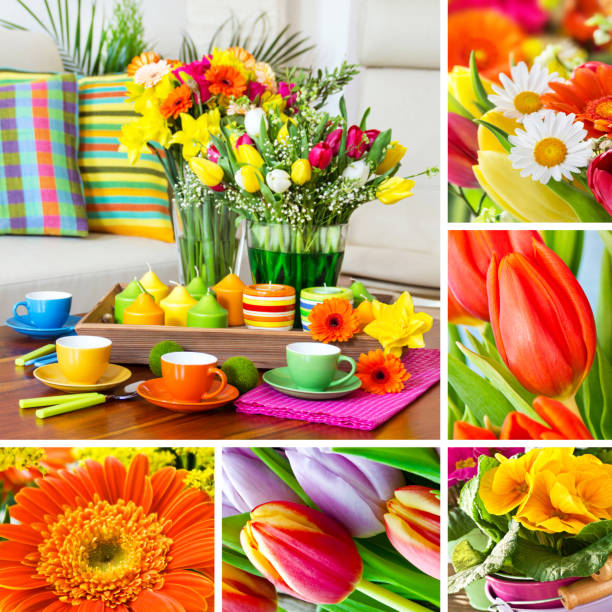 istock Springtime Flowers and Home Decorations 1130350020
