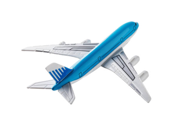 istock Toy plane without name, isolated on white background 1130351075