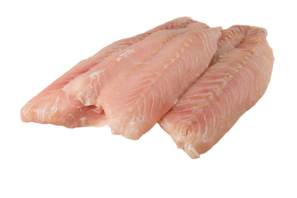 istock Tilapia fish fillet, isolated on a white. 1130351185