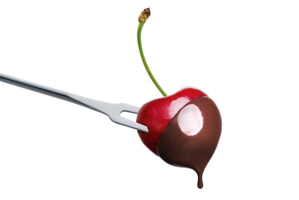 istock One fondue cherry in hot dark chocolate 1130351292