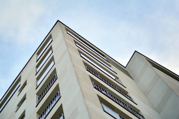 istock Modern European residential apartment building 1130352729