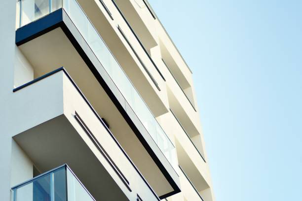 istock Modern European residential apartment building 1130353954