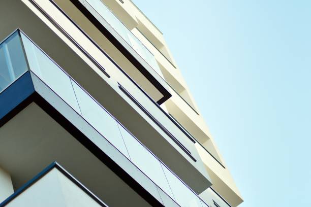 istock Modern European residential apartment building 1130356526