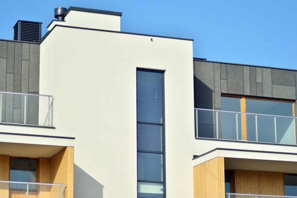 istock Modern European residential apartment building 1130356574
