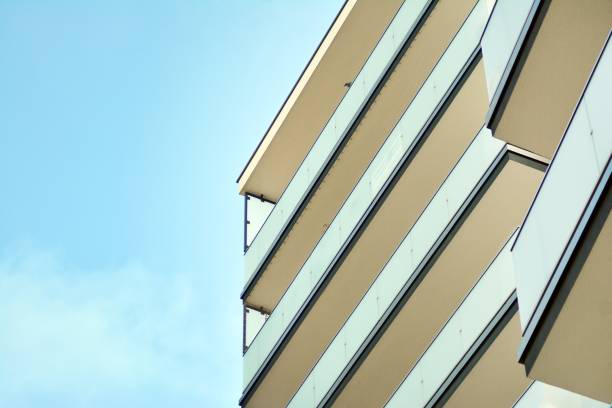 istock Modern European residential apartment building 1130357746