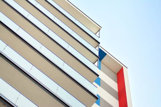 istock Modern European residential apartment building 1130357774