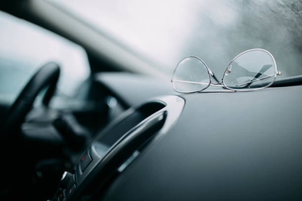 istock glasses for the driver in the car. 1130359928
