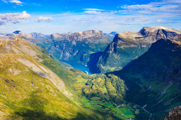 istock Geirangerfjord from Dalsnibba viewpoint, Norway 1130362152