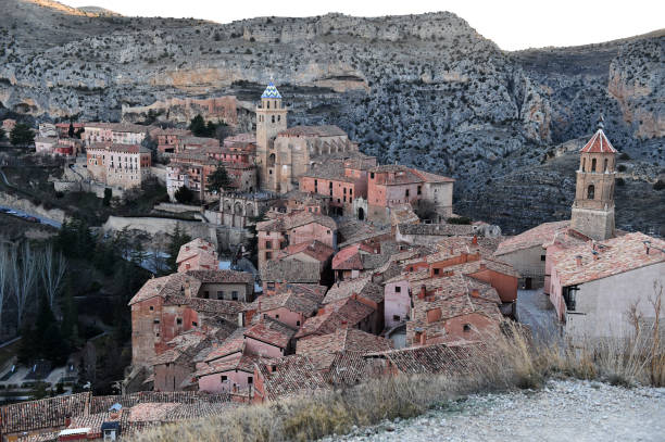 Village Old village in spain paisaje urbano stock pictures, royalty-free photos & images