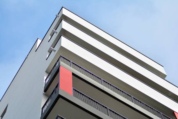 istock Modern European residential apartment building 1130367804