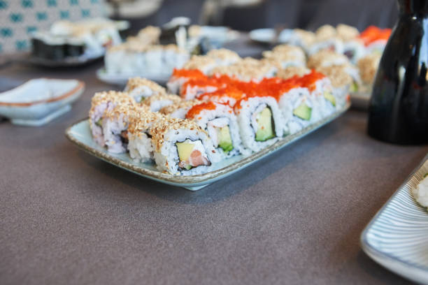 istock ready to eat japanese food sushi 1130368677