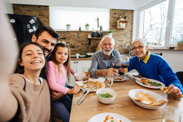 istock Family having lunch 1130371983