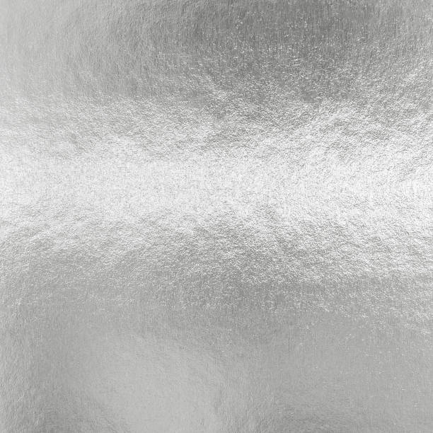 istock Silver foil shiny metal texture background wrapping paper for wallpaper decoration element 1130376473