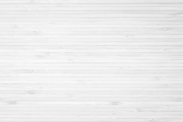 istock Bamboo wood laminated board detailed texture pattern background in white gray color 1130376479