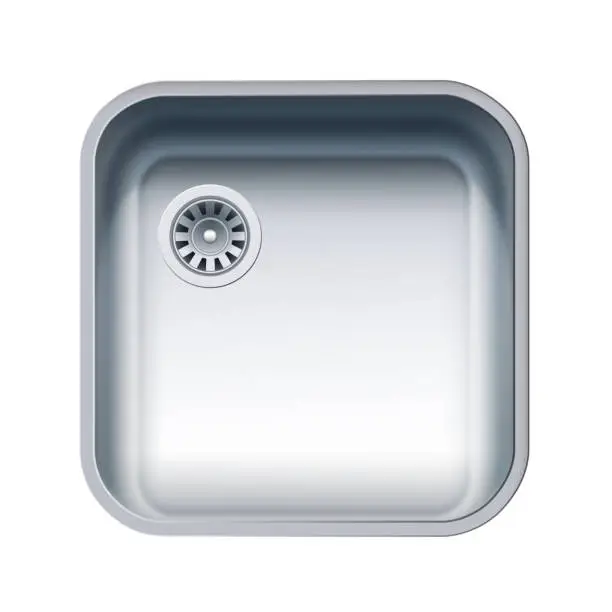 Vector illustration of Stainless Steel Sink