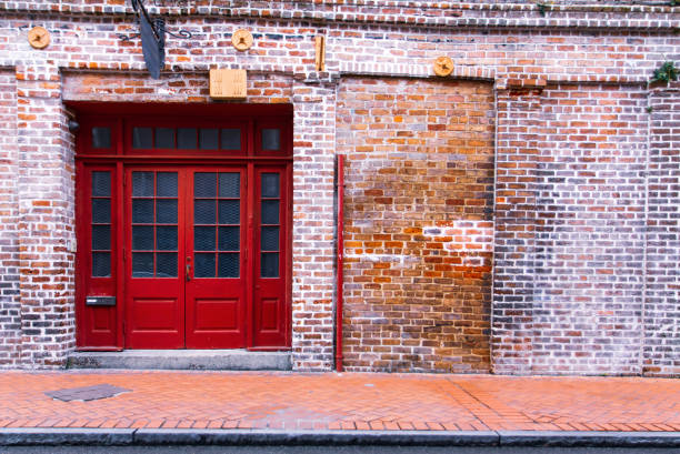 Textures in New Orleans stock photo