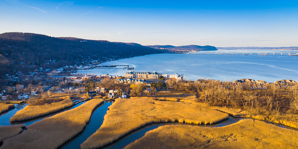 Piermont, New York, Town, Water, Hudson River, Hudson Valley