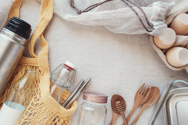 istock Reusable, plastic free,  eco living and Zero waste concept 1130392929