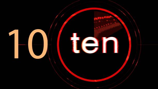 istock Number written as digit and in English text. 1130398335