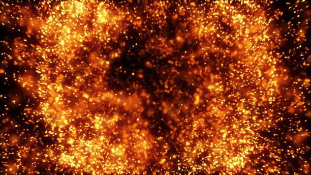 istock Abstract lighting, dust, particle and glare. 1130398389
