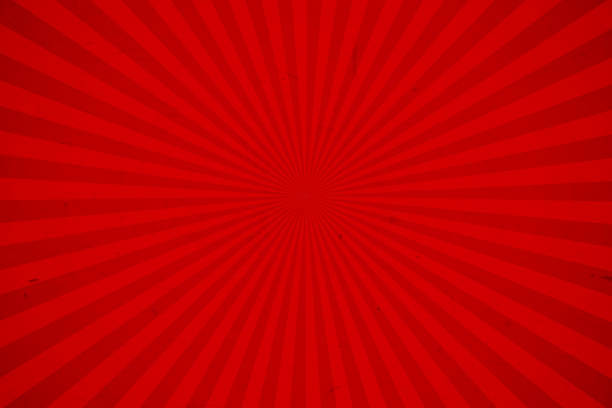 roten strahlen vektor-hintergrund - red background stock-grafiken, -clipart, -cartoons und -symbole